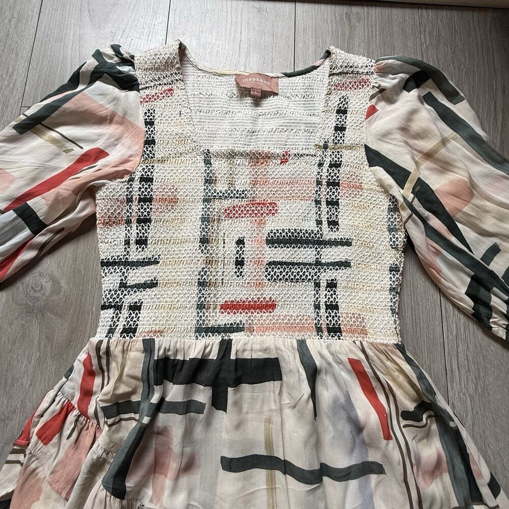 JessaKae Multi-Color Patterned Mini Dress - Picture 6 of 14